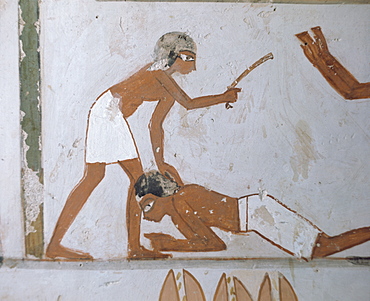 Wall paintings, tomb of Menna, Thebes, UNESCO World Heritage Site, Egypt, North Africa, Africa