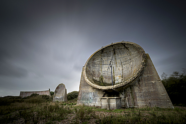 Denge Sound Mirrors, Greatstone Lakes, Kent, England, United Kingdom