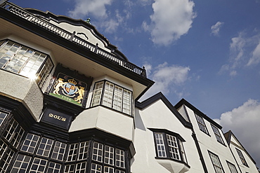 Mol's, a Medieval building on Cathedral Close, Exeter, Devon, England, United Kingdom, Europe