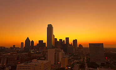 Skyline, Dallas, Texas, United States of America, North America