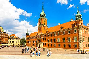 Royal Castle in Plac Zamkowy (Castle Square), Old Town, UNESCO World Heritage Site, Warsaw, Poland, Europe