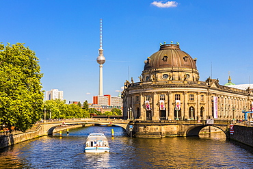 Bode Museum on the River Spree in Berlin, Germany, Europe