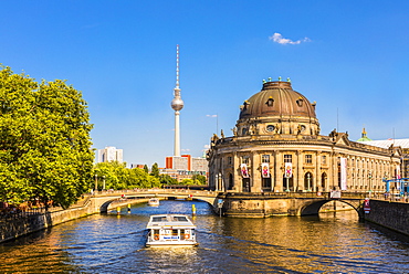 Bode Museum on the River Spree in Berlin, Germany, Europe