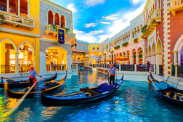 Interior of Venetian Hotel and Casino, Las Vegas, Nevada, United States of America, North America