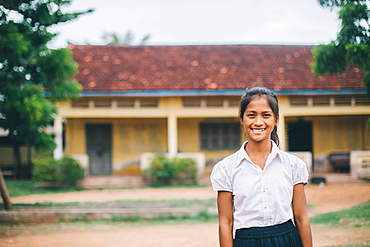 Primary school, Pong Teuk, Cambodia, Indochina, Southeast Asia, Asia