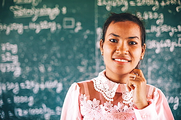 Primary school, Pong Teuk, Cambodia, Indochina, Southeast Asia, Asia