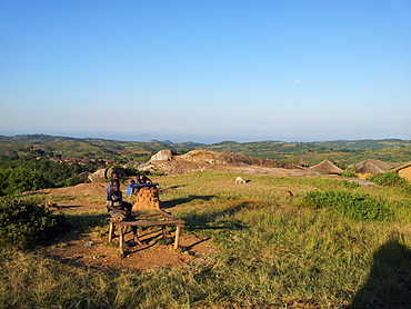 Rural village, Malawi, Africa