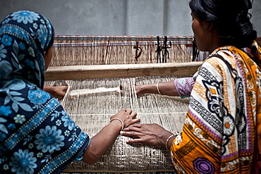 Innovative rug factories have brought small-scale factories to rural Bangladesh, Asia