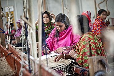 Innovative rug factories have brought small-scale factories to rural Bangladesh, Asia