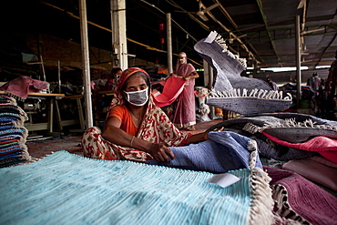 Innovative rug factories have brought small-scale factories to rural Bangladesh, Asia