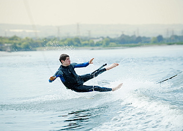 Learning to waterski, United Kingdom, Europe