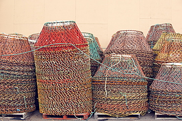 Crab pots (creels), Newfoundland, Canada, North America