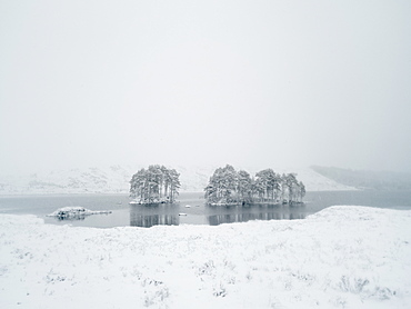 Loch Ossian on the Corrour Estate, Scotland, United Kingdom, Europe