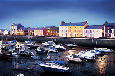 Aberaeron Harbour, West Wales, United Kingdom, Europe