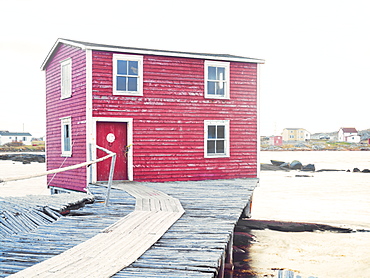 Fishing hut, Fogo Island, Newfoundland, Canada, North America