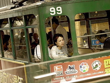 Tramcar, Hong Kong, China, Asia