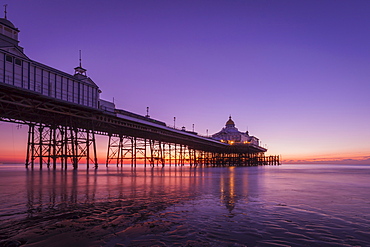 Sunrise at Eastbourne Pier, Eastbourne, East Sussex, England, United Kingdom, Europe