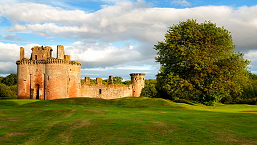 Caerlaverock Castle, Dumfries and Galloway, Scotland, United Kingdom, Europe