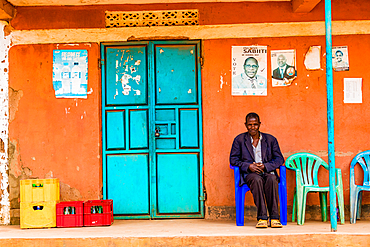 Colorful street life in Uganda, East Africa, Africa