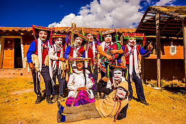 Traditional Ukuku Dancers, Cusco, Peru, South America