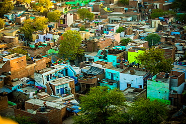 Shanty houses of Mathura, Uttar Pradesh, India, Asia