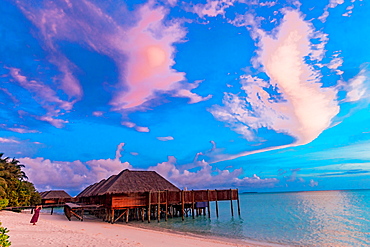 Beautiful scenery at Conrad Maldives Rangali Island, Maldives, Indian Ocean, Asia