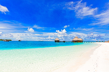 Beautiful scenery at Conrad Maldives Rangali Island, Maldives, Indian Ocean, Asia