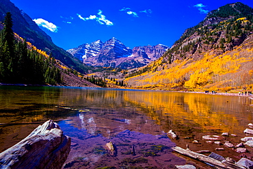 The Maroon Bells, Aspen, Colorado, United States of America, North America