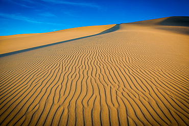 Sand dunes at Huacachina Oasis, Peru, South America