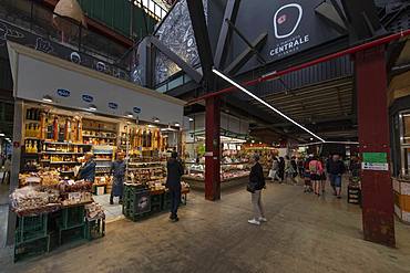 The central market (Mercato Centrale) in Florence, Tuscany, Italy, Europe