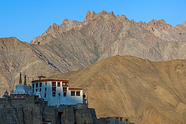 A view of the magnificent 1000-year-old Lamayuru Monastery in the remote region of Ladakh in northern India, India, Asia