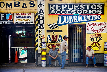 Garage on the outskirts of Mendoza, Argentina, South America