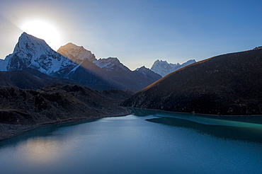 Gokyo Lake in the Everest region, Himalayas, Nepal, Asia