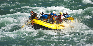 A rafting expedition on the Karnali River, west Nepal, Asia