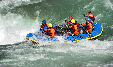 A rafting expedition on the Karnali River, west Nepal, Asia