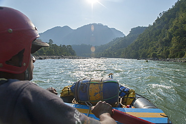 Rafting trip on the Trisuli River, Nepal, Asia