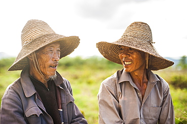 Farmers near Yuanmou, Yunnan Province, China, Asia