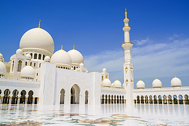 Sheikh Zayed Grand Mosque, Abu Dhabi, United Arab Emirates, Middle East