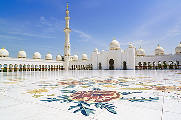 Sheikh Zayed Grand Mosque, Abu Dhabi, United Arab Emirates, Middle East