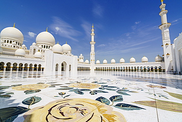 Sheikh Zayed Grand Mosque, Abu Dhabi, United Arab Emirates, Middle East