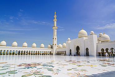 Sheikh Zayed Grand Mosque, Abu Dhabi, United Arab Emirates, Middle East