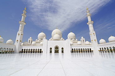 Sheikh Zayed Grand Mosque, Abu Dhabi, United Arab Emirates, Middle East