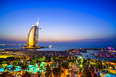 Burj Al Arab, Jumeirah Beach, Dubai, United Arab Emirates, Middle East