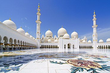 Sheikh Zayed Grand Mosque, Abu Dhabi, United Arab Emirates, Middle East