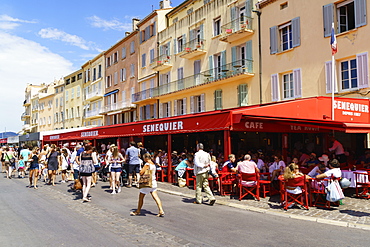 Quay Jean Jaures, Saint Tropez, Var, Cote d'Azur, Provence, French Riviera, France, Mediterranean, Europe