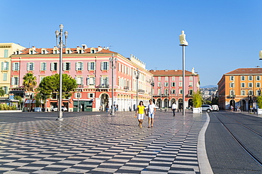 Place Messina, Nice, Alpes Maritimes, Cote d'Azur, Provence, France, Europe