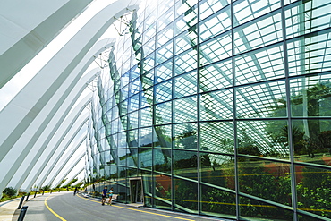 One of the futuristic conservatories at the Gardens by the Bay botanical gardens, Marina Bay, Singapore, Southeast Asia, Asia