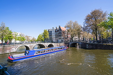 Keizersgracht Canal, Amsterdam, Netherlands, Europe