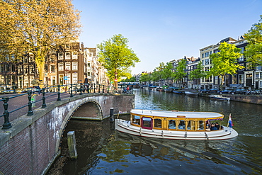 Keisersgracht Canal, Amsterdam, Netherlands, Europe