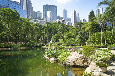 Hong Kong Park in Central, Hong Kong Island, Hong Kong, China, Asia